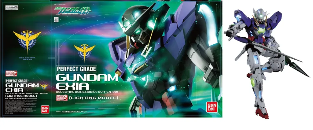 GUNDAM - Model Kit - Perfect Grade - EXIA Lighting Model - 27cm